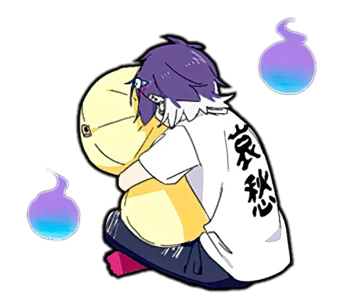 😢 Стикер «Lonely boy Одинокий мальчик» для Telegram