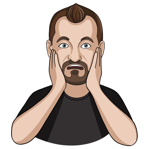 😱 Стикер «Алексей Петрухин» для Telegram