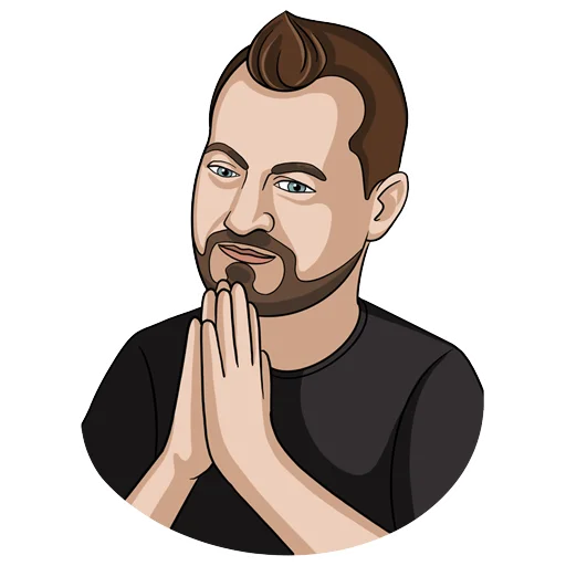 🙏 Стикер «Алексей Петрухин» для Telegram