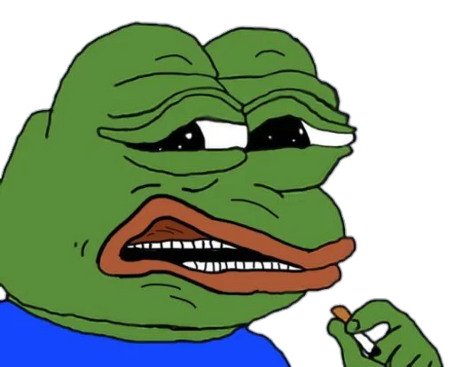 🤔 Стикер «Real muthaphuckkin pepe» для Telegram