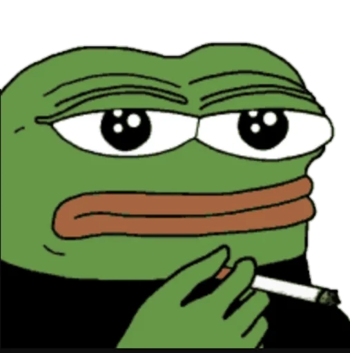 🚬 Стикер «Real muthaphuckkin pepe» для Telegram