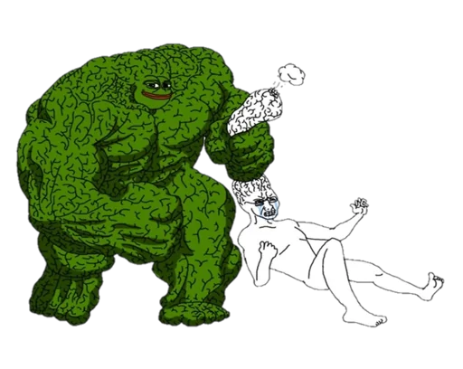 💪 Стикер «Real muthaphuckkin pepe» для Telegram