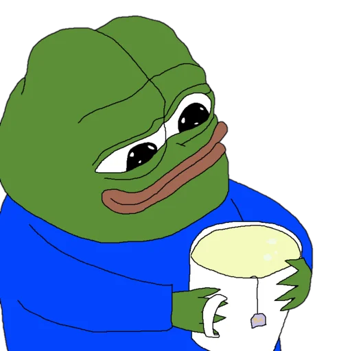 ☕ Стикер «Real muthaphuckkin pepe» для Telegram