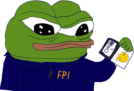👮 Стикер «Real muthaphuckkin pepe» для Telegram