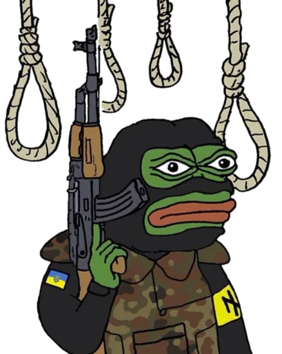 🇺🇦 Стикер «Real muthaphuckkin pepe» для Telegram