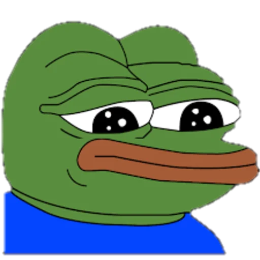 ☹️ Стикер «Real muthaphuckkin pepe» для Telegram