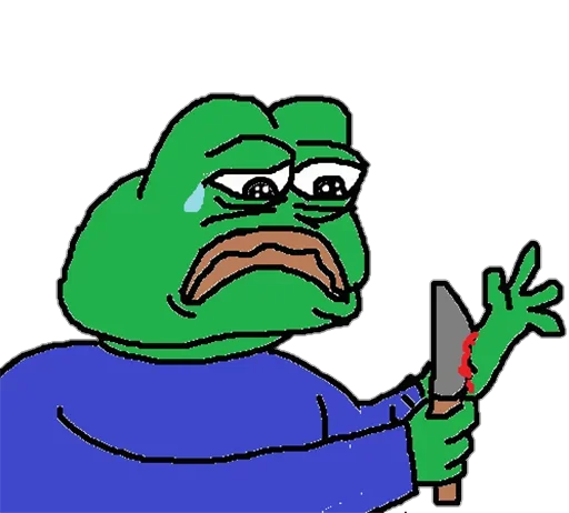 🔪 Стикер «Real muthaphuckkin pepe» для Telegram