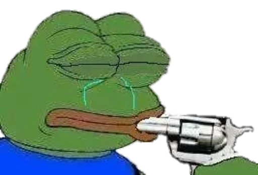 🔫 Стикер «Real muthaphuckkin pepe» для Telegram