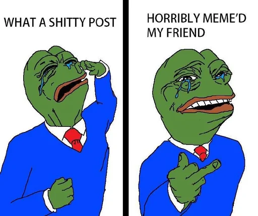👎 Стикер «Real muthaphuckkin pepe» для Telegram
