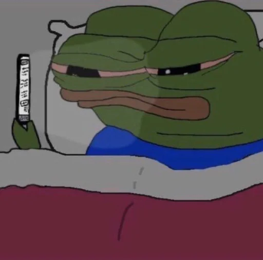 🛏 Стикер «Real muthaphuckkin pepe» для Telegram