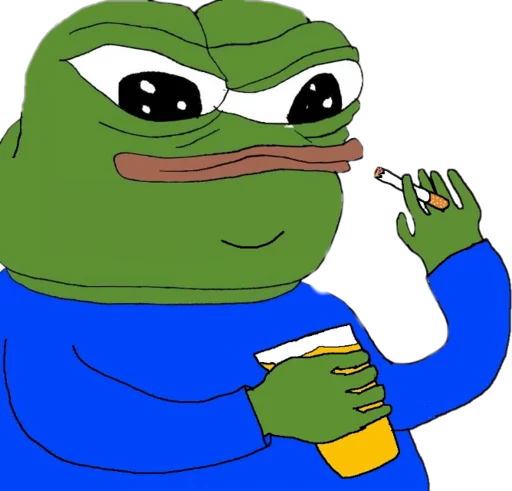 🚬 Стикер «Real muthaphuckkin pepe» для Telegram