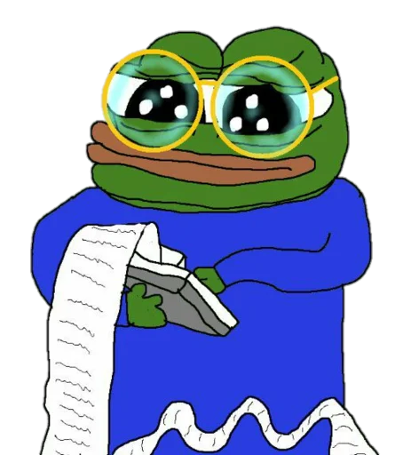 📓 Стикер «Real muthaphuckkin pepe» для Telegram