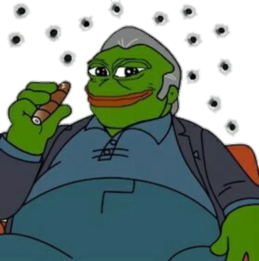 🚬 Стикер «Real muthaphuckkin pepe» для Telegram