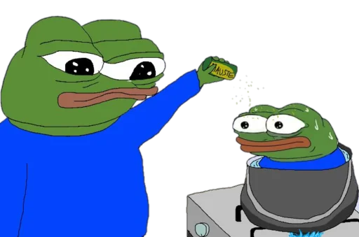 😋 Стикер «Real muthaphuckkin pepe» для Telegram