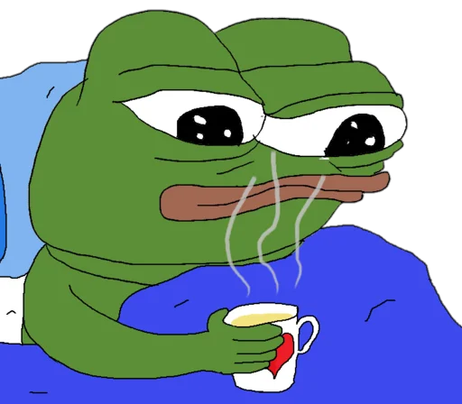 🛌 Стикер «Real muthaphuckkin pepe» для Telegram