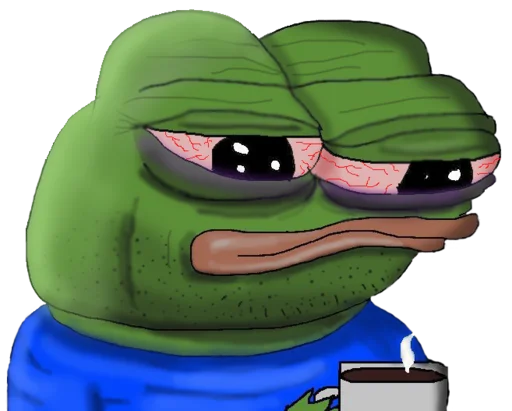 ☕ Стикер «Real muthaphuckkin pepe» для Telegram