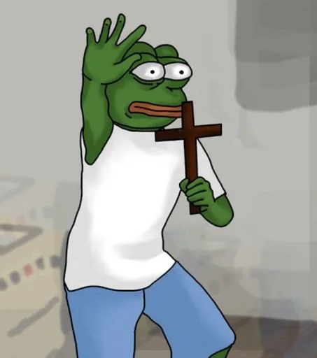 😱 Стикер «Real muthaphuckkin pepe» для Telegram