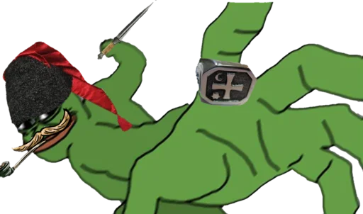 🗡 Стикер «Real muthaphuckkin pepe» для Telegram