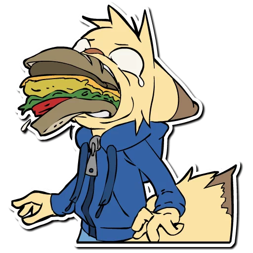 🍔 Стикер «Alex pack» для Telegram