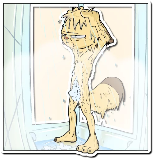 🚿 Стикер «Alex pack» для Telegram