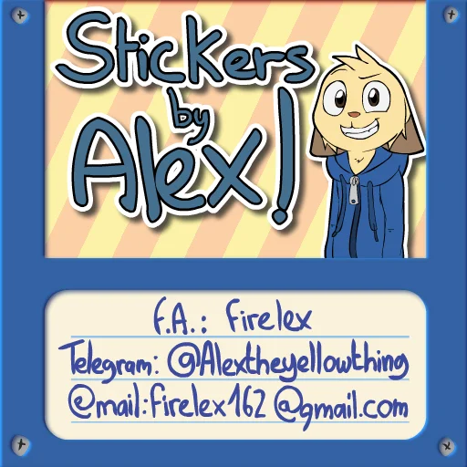 ℹ️ Стикер «Alex pack» для Telegram