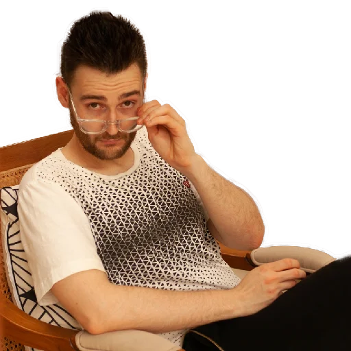 🧐 Стикер «AlexRubanov» для Telegram