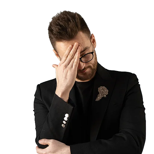 🤦‍♂️ Стикер «AlexRubanov» для Telegram
