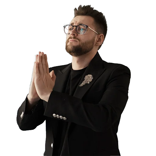 🤞 Стикер «AlexRubanov» для Telegram