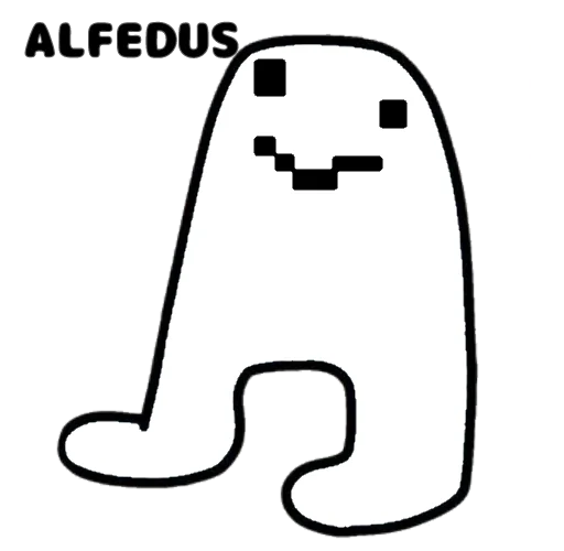 👽 Стикер «Алфедович» для Telegram