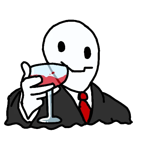 🍷 Стикер «Алфедович» для Telegram