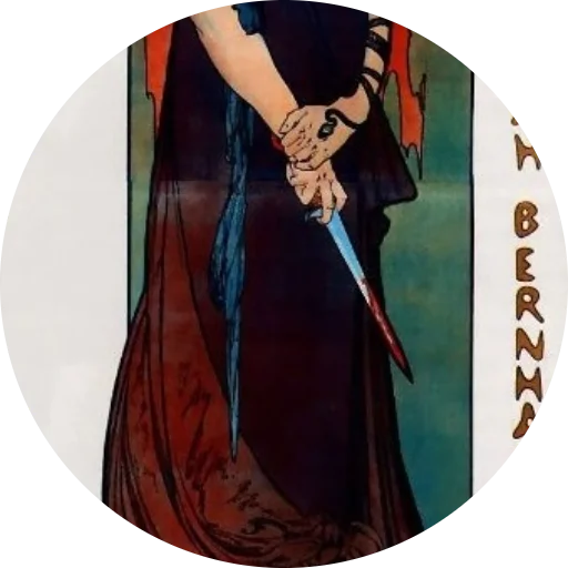 🌺 Стикер «Alfons Mucha» для Telegram