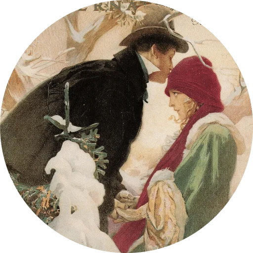 Стикерпак Alfons Mucha для Telegram