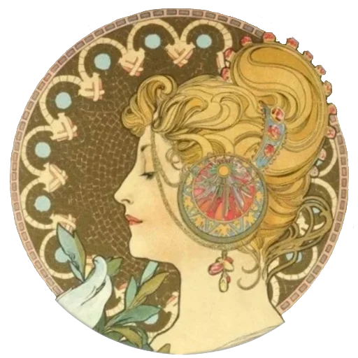 🎶 Стикер «Alfons Mucha» для Telegram