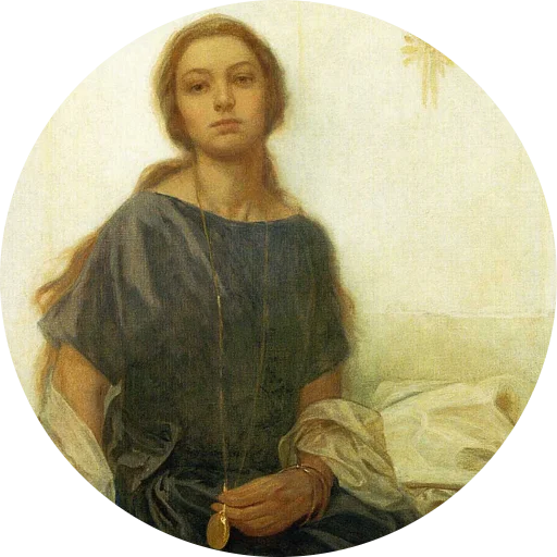 🌺 Стикер «Alfons Mucha» для Telegram