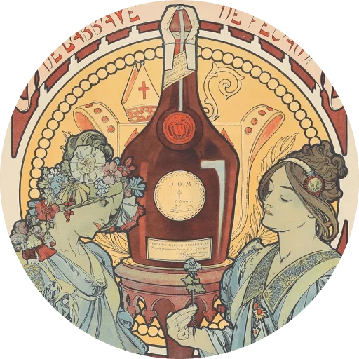 🌺 Стикер «Alfons Mucha» для Telegram