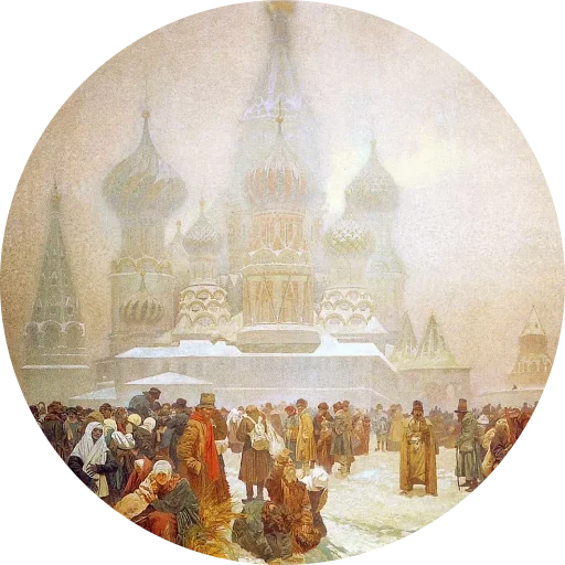 🌺 Стикер «Alfons Mucha» для Telegram