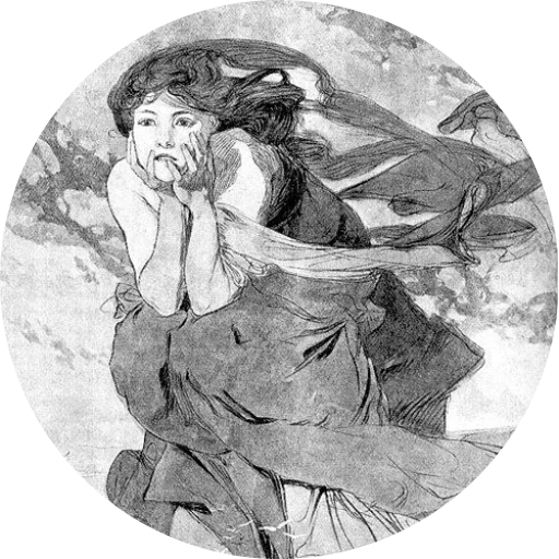 🌺 Стикер «Alfons Mucha» для Telegram