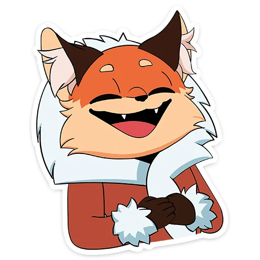 😆 Стикер «Лиса Алиса - Tiny Bunny» для Telegram