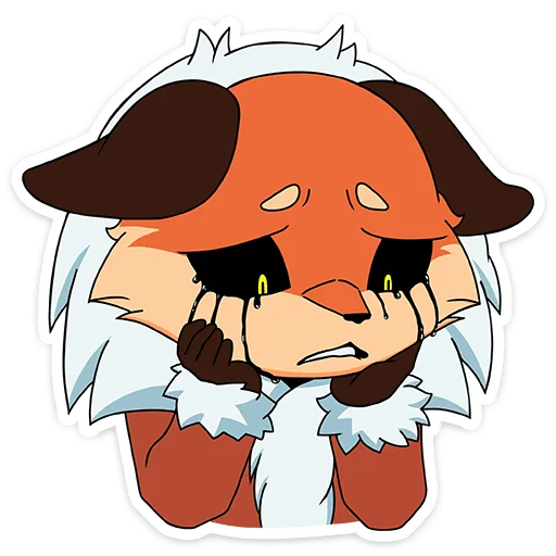 😔 Стикер «Лиса Алиса - Tiny Bunny» для Telegram
