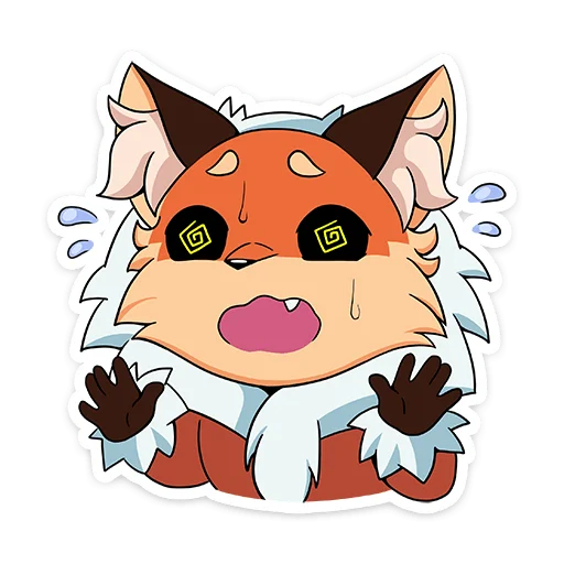 😍 Стикер «Лиса Алиса - Tiny Bunny» для Telegram