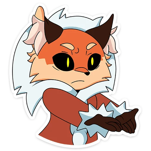 ☹ Стикер «Лиса Алиса - Tiny Bunny» для Telegram
