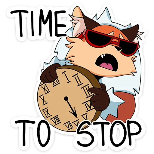 😴 Стикер «Лиса Алиса - Tiny Bunny» для Telegram