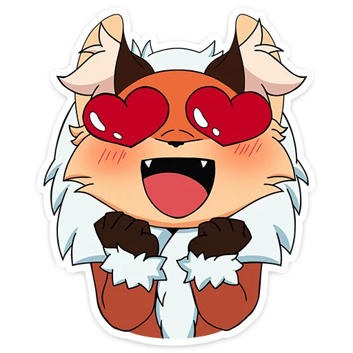 😍 Стикер «Лиса Алиса - Tiny Bunny» для Telegram