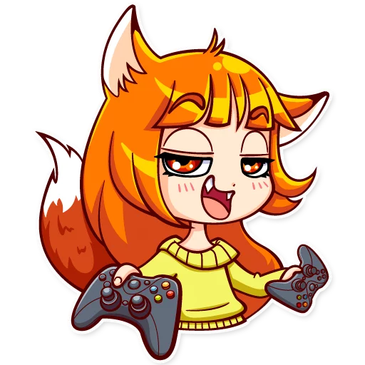 🎮 Стикер «Alice Fox» для Telegram