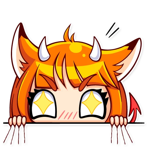 😈 Стикер «Alice Fox» для Telegram