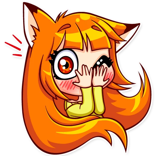 😨 Стикер «Alice Fox» для Telegram