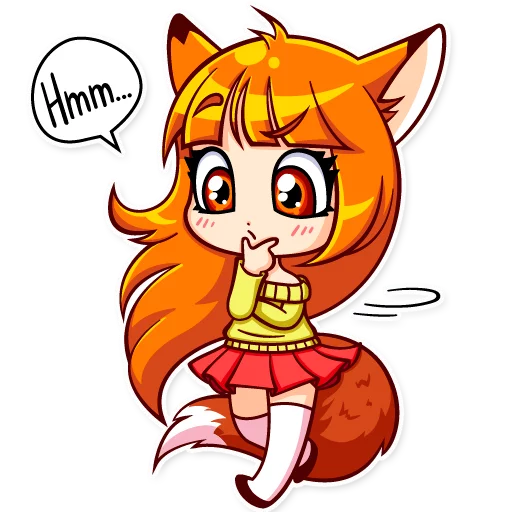 🤔 Стикер «Alice Fox» для Telegram