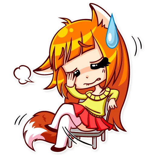 😓 Стикер «Alice Fox» для Telegram