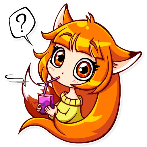 ❓ Стикер «Alice Fox» для Telegram