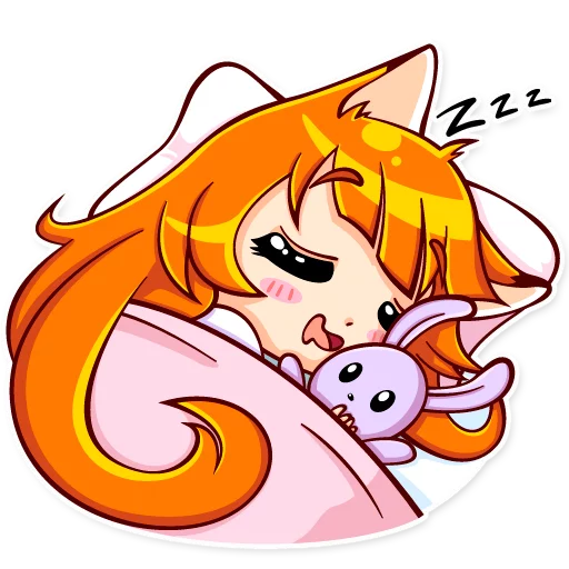 😴 Стикер «Alice Fox» для Telegram